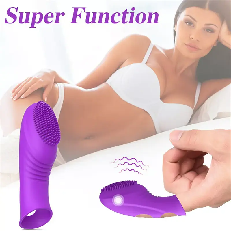 Intense Touch Ribbed clitoral Finger Vibrator - Master