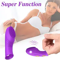 Intense Touch Ribbed clitoral Finger Vibrator - Master