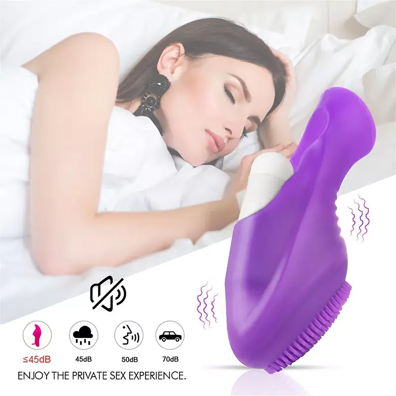 Intense Touch Ribbed clitoral Finger Vibrator - Master