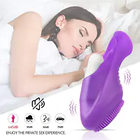 Intense Touch Ribbed clitoral Finger Vibrator - Master