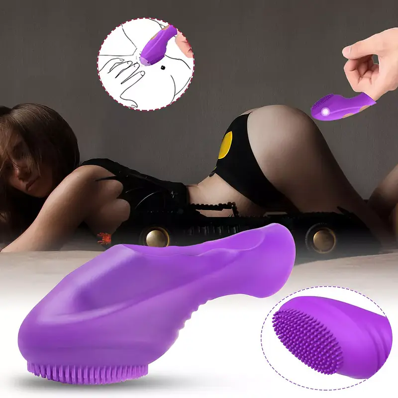 Intense Touch Ribbed clitoral Finger Vibrator - Master