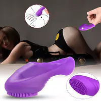 Intense Touch Ribbed clitoral Finger Vibrator - Master