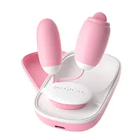 Pleasure Egg Duo 2-in-1 Vibrating Licker + Egg - Master