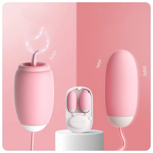 Pleasure Egg Duo 2-in-1 Vibrating Licker + Egg - Master