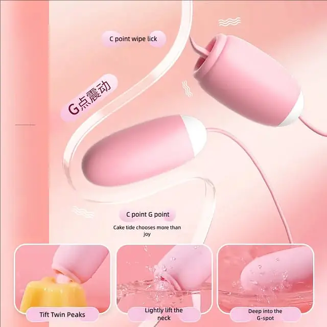 Pleasure Egg Duo 2-in-1 Vibrating Licker + Egg - Master