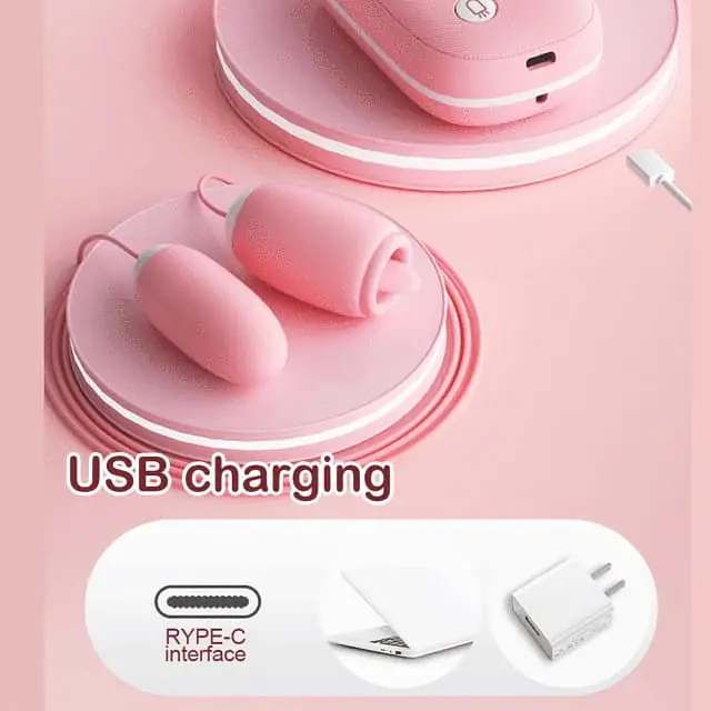 Pleasure Egg Duo 2-in-1 Vibrating Licker + Egg - Master