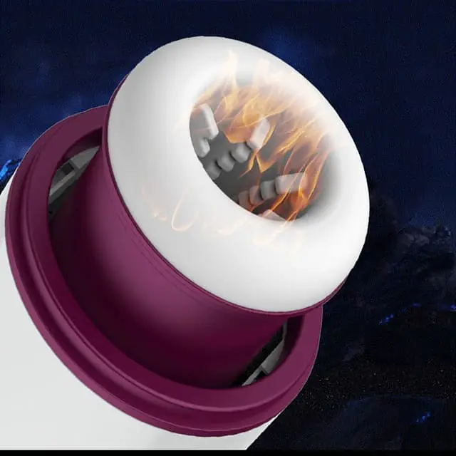 Pleasure Pulse Auto Heating Telescopic  Fleshlight - Master