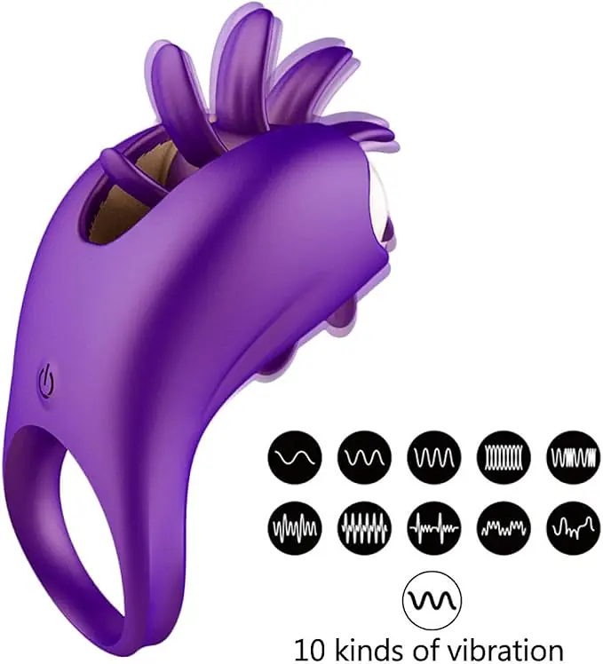 Pulse Lick 10 Mode Rotating Tongue and Vibrating Ring - Master