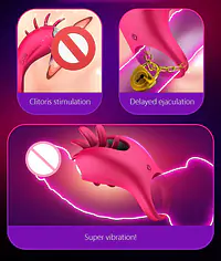 Pulse Lick 10 Mode Rotating Tongue and Vibrating Ring - Master