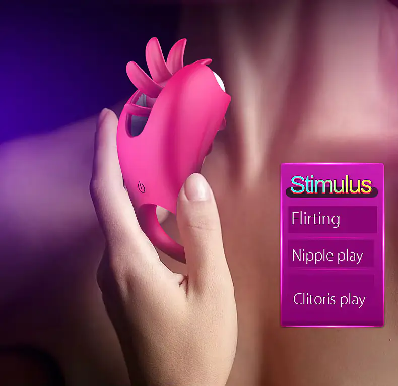 Pulse Lick 10 Mode Rotating Tongue and Vibrating Ring - Master