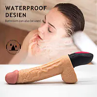 My Pleasure Bendable Heating Dildo With 12 Vibration Modes - Master
