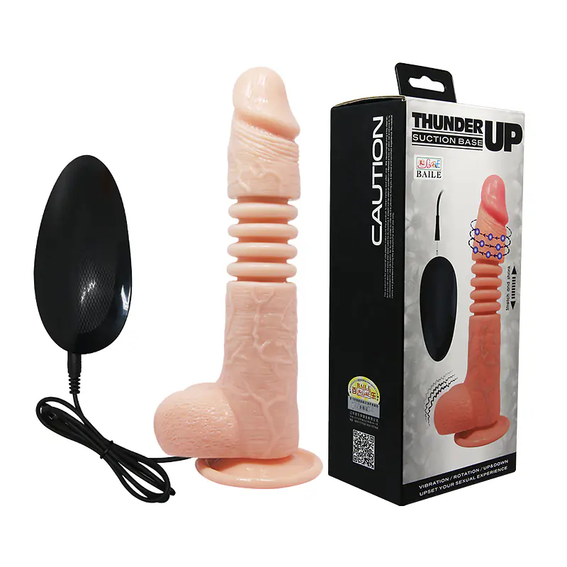 Thunder Up Realistic Thrusting & Rotating Dildo Vibrator - Master