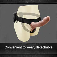 Duo Delight Vibrating Strap-On Double Dildo Vibrator for Couples - Master