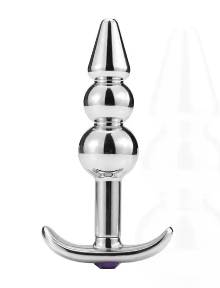 Nautical Pleasure 3-Beads Butt Plug - Master
