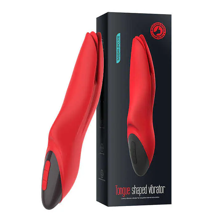 Red Lick Tongue Vibrator - Master