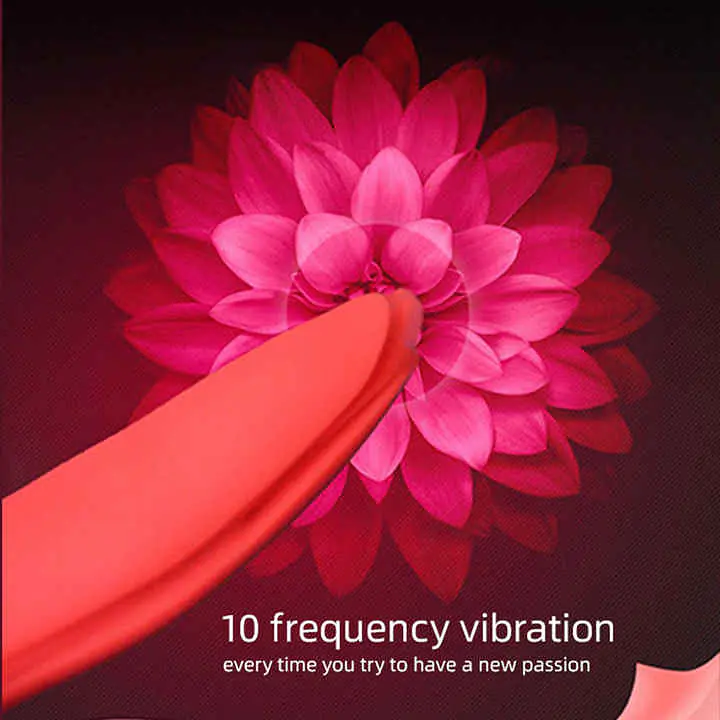 Red Lick Tongue Vibrator - Master