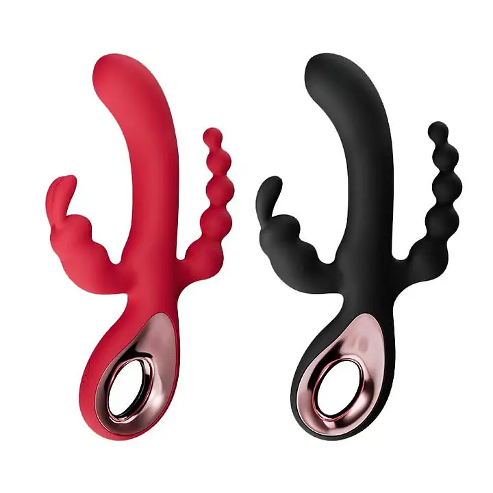 Tri Pleasure 3-in-1 Rabbit G-Spot Vibrator 10 modes - Master