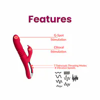 Heat Wave Temperature Thrusting Vibrator - Master