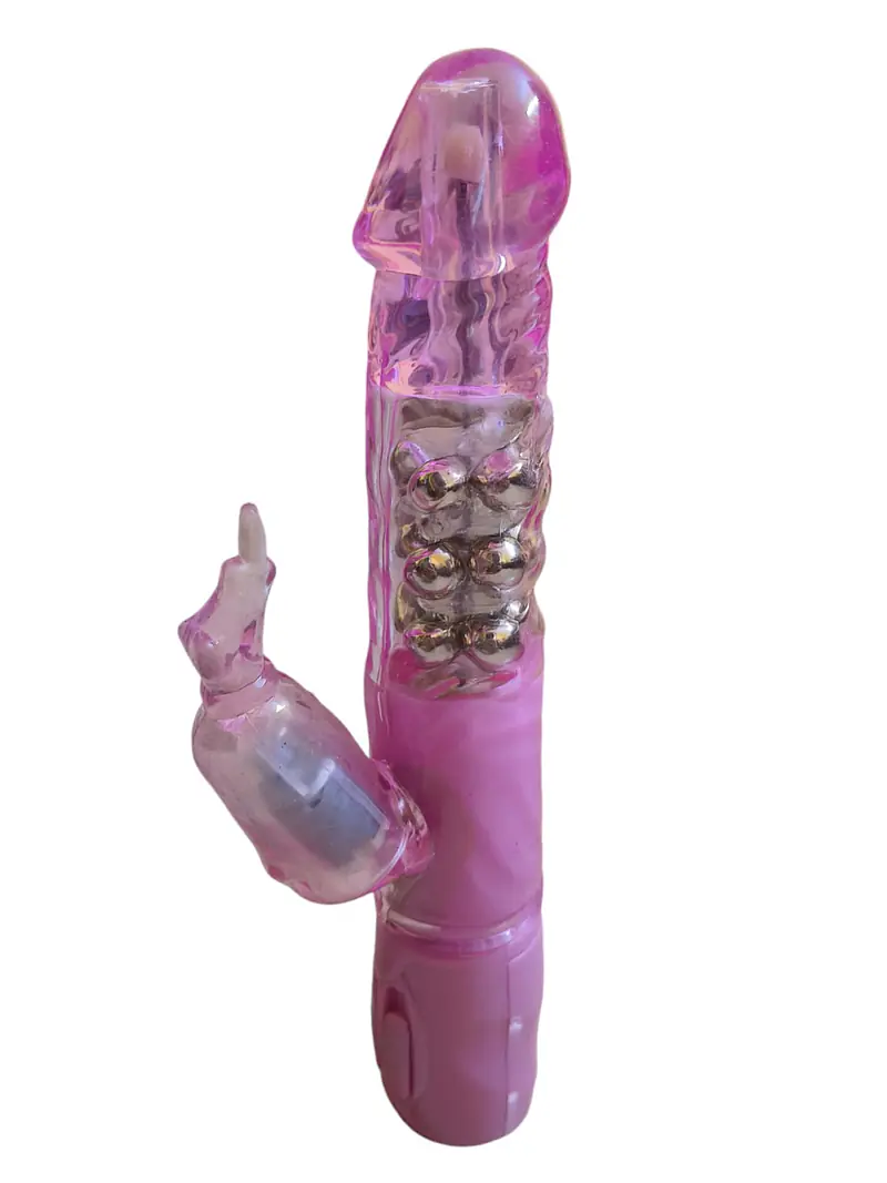Pleasure Spiral Rotating Beads and Vibating Rabbit Vibrator - Master