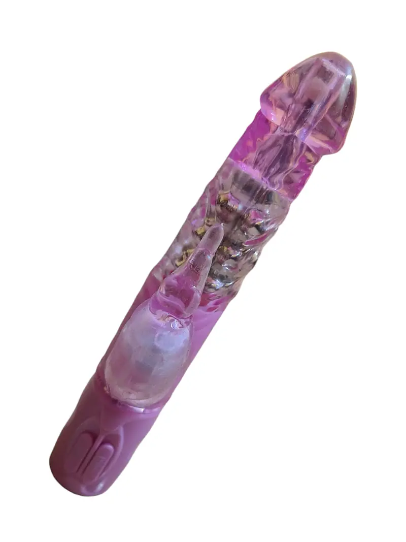 Pleasure Spiral Rotating Beads and Vibating Rabbit Vibrator - Master