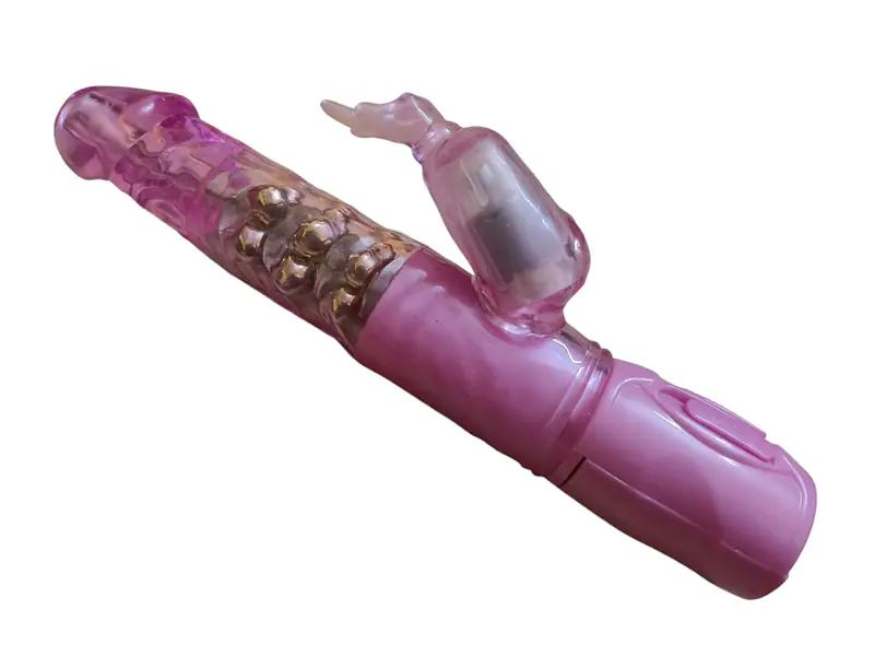 Pleasure Spiral Rotating Beads and Vibating Rabbit Vibrator - Master