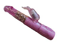 Pleasure Spiral Rotating Beads and Vibating Rabbit Vibrator - Master