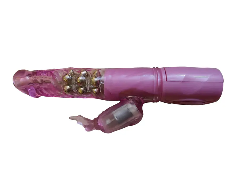 Pleasure Spiral Rotating Beads and Vibating Rabbit Vibrator - Master
