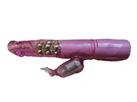 Pleasure Spiral Rotating Beads and Vibating Rabbit Vibrator - Master