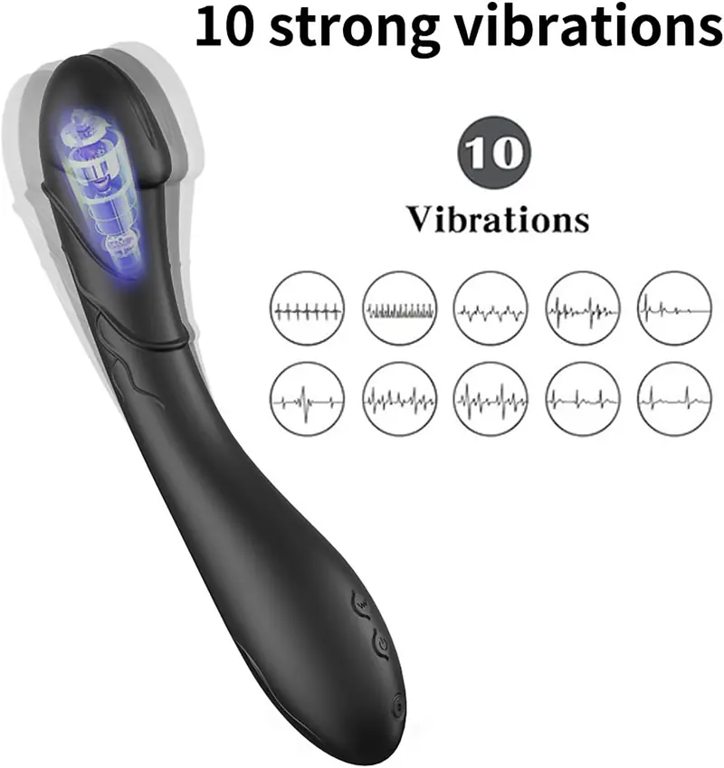 Whisper Silk G-Spot Vibrator with 10 Vibration Modes - Master
