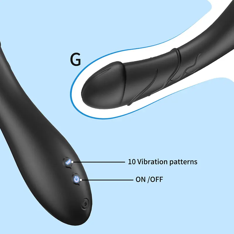 Whisper Silk G-Spot Vibrator with 10 Vibration Modes - Master