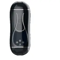PleasureSync Dual Sensation Hands Free Vibrating Mouth & Vagina Masturbator with Girl Voice - Master