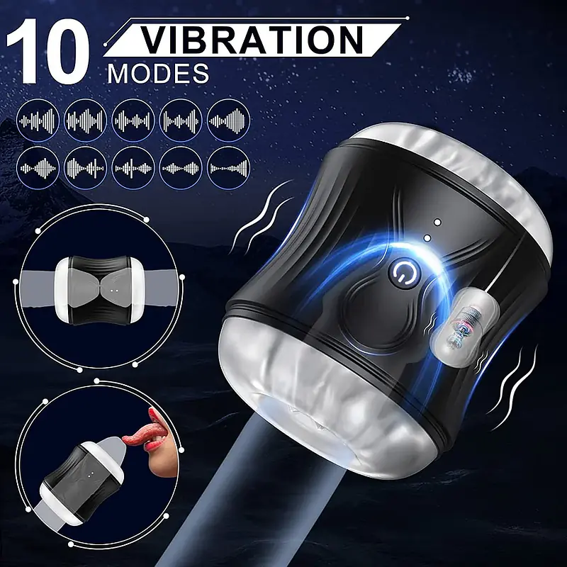 Vibe Master Pleasure Stroker 10X Vibration - Master