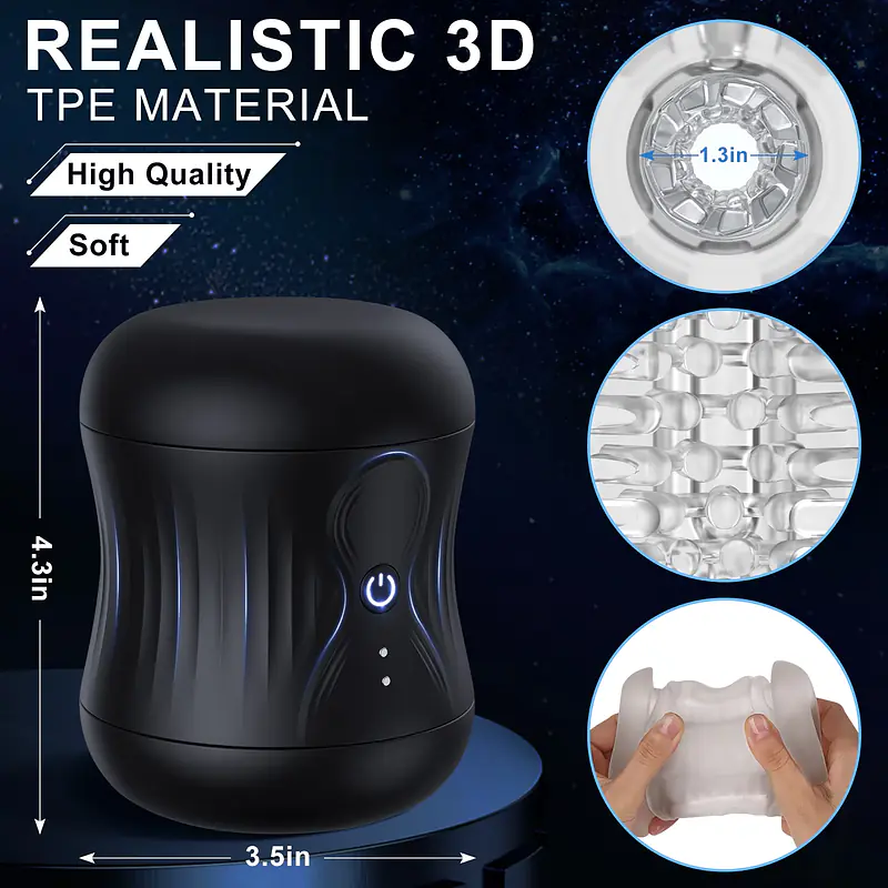 Vibe Master Pleasure Stroker 10X Vibration - Master