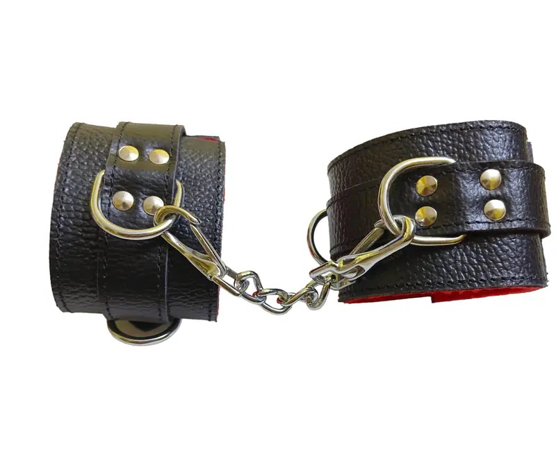 Midnight Leather Handcuff & Leg Cuff Set - Master