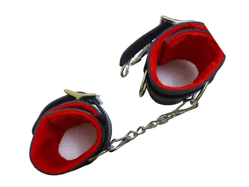 Midnight Leather Handcuff & Leg Cuff Set - Master