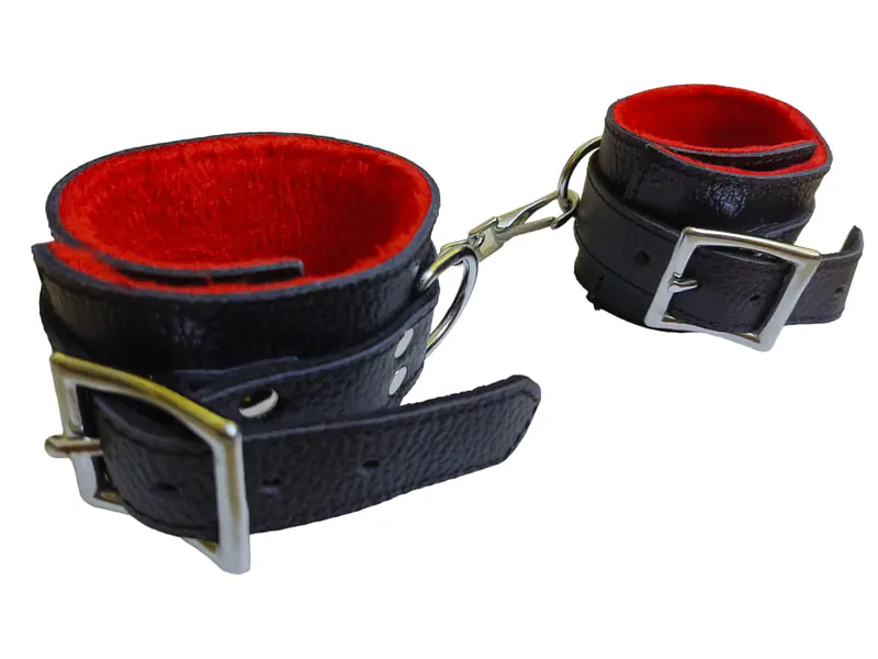 Midnight Leather Handcuff & Leg Cuff Set - Master