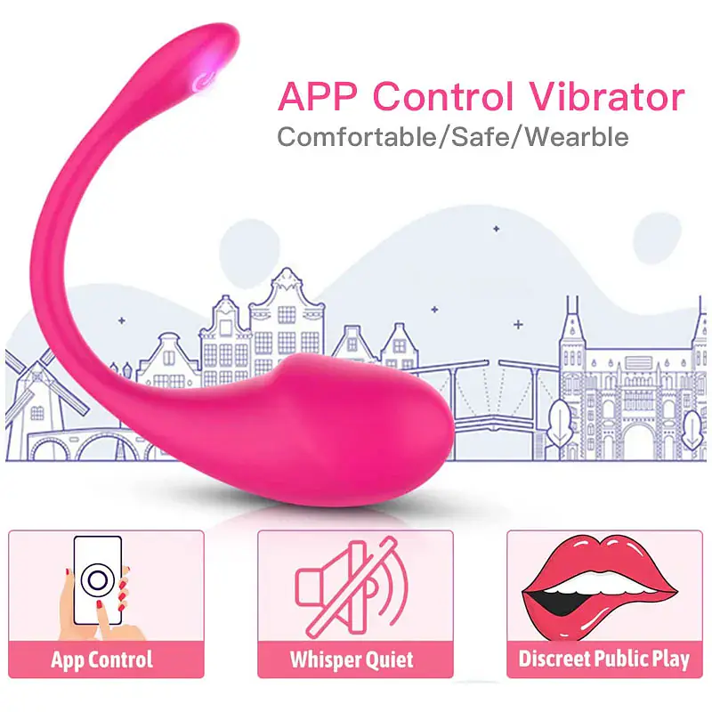 Mypleasure long distance app control vibrator for couple - Master