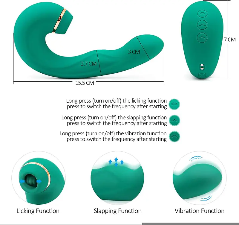 Lovelt Clit Sucker and Licker Vibrator - Master