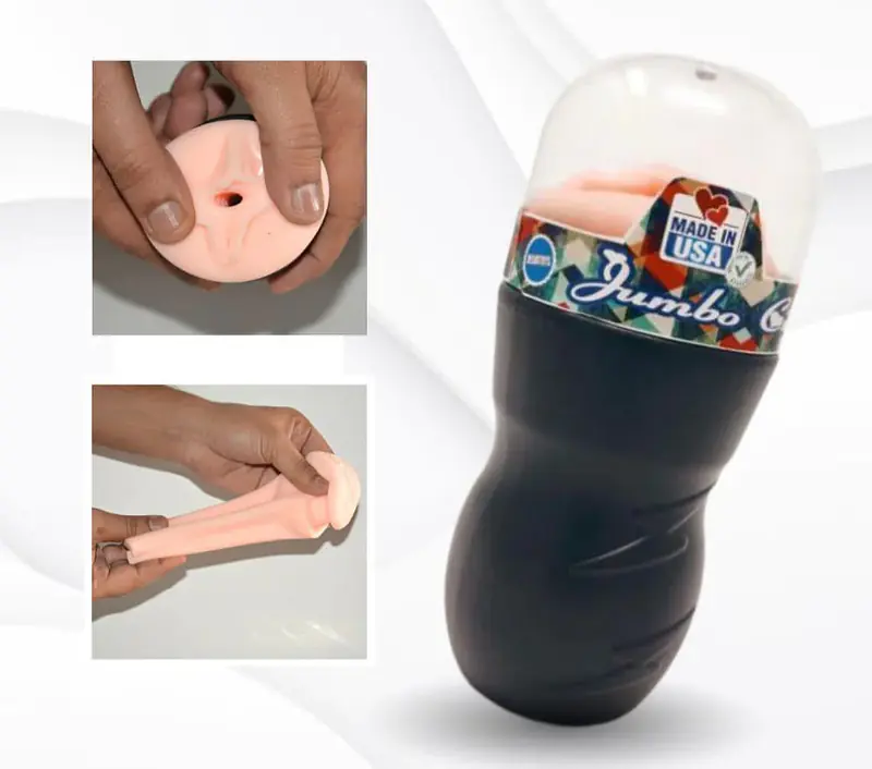 Jumbo Cup Masturbator for men (free lube) - Master