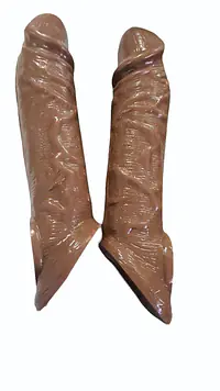 Jumbo Brown Penis Sleeve Extender (6 Inches) - Master
