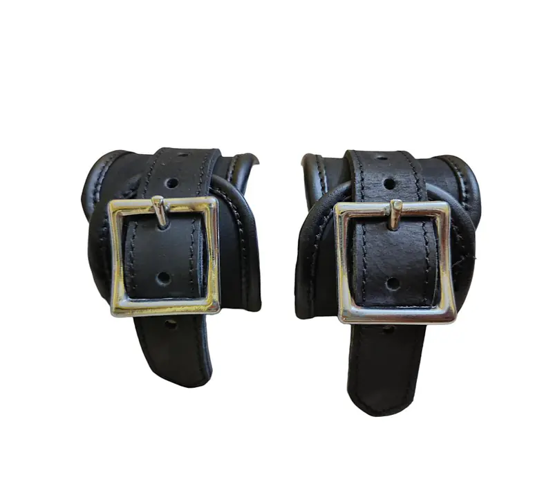 Shadowed Leather Handcuff Pair - Master