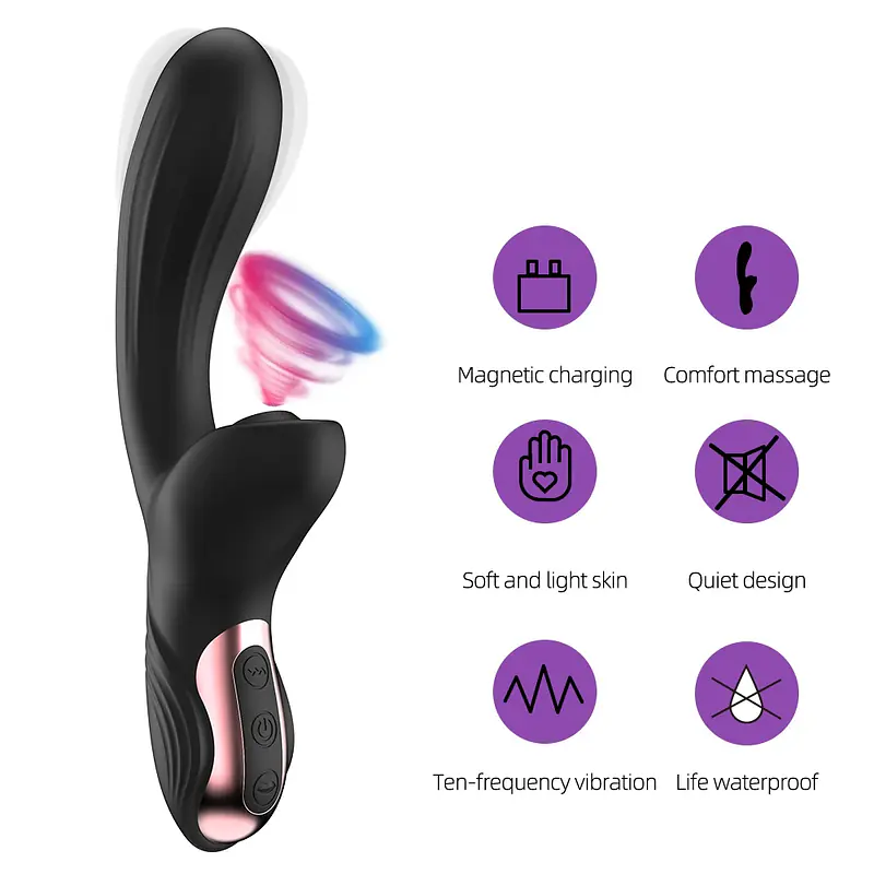 Royal Sensation Luxury 10 Intensity Vibrator with 10 Suction Modes - Master