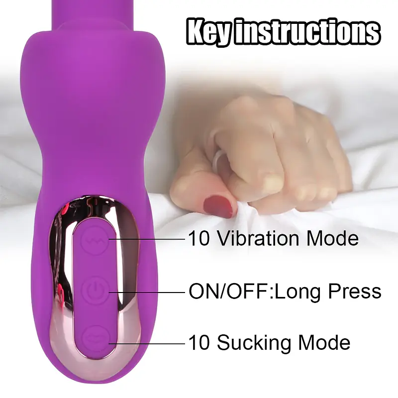 Royal Sensation Luxury 10 Intensity Vibrator with 10 Suction Modes - Master