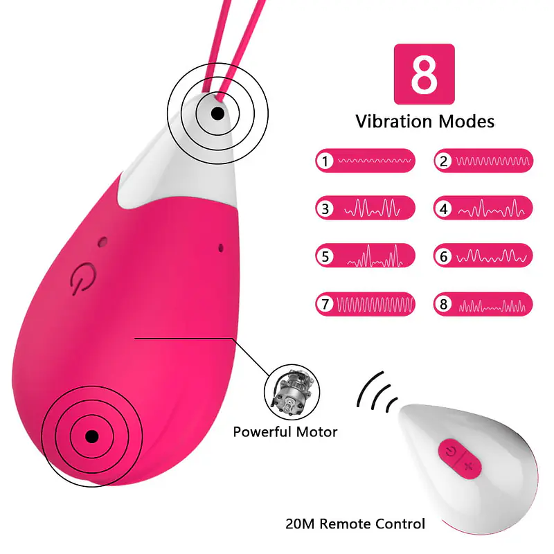 MyPleasure PowerPulse Remote Control Vibrator - Master