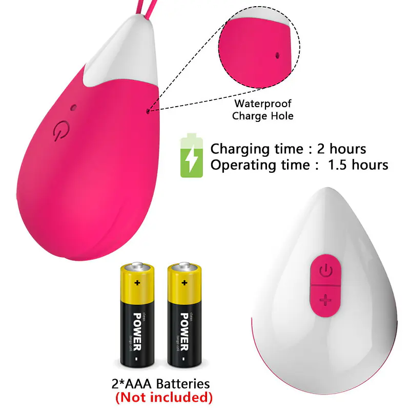 MyPleasure PowerPulse Remote Control Vibrator - Master