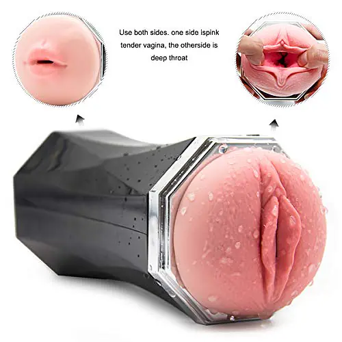 Duo Sense Pleasure Master With Dual-Sided Pleasure with Vibration, Voice & Hands-Free Stand - Master