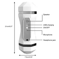 Duo Sense Pleasure Master With Dual-Sided Pleasure with Vibration, Voice & Hands-Free Stand - Master