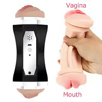 Duo Sense Pleasure Master With Dual-Sided Pleasure with Vibration, Voice & Hands-Free Stand - Master
