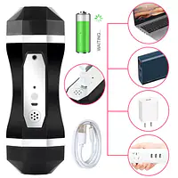 Duo Sense Pleasure Master With Dual-Sided Pleasure with Vibration, Voice & Hands-Free Stand - Master