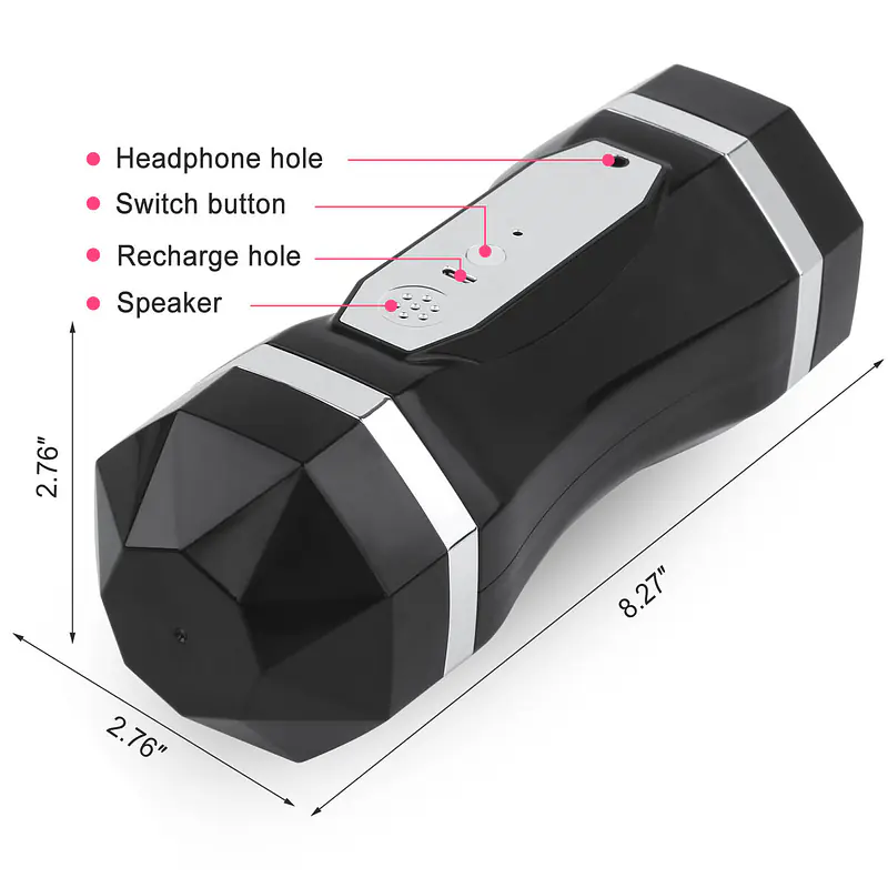 Duo Sense Pleasure Master With Dual-Sided Pleasure with Vibration, Voice & Hands-Free Stand - Master